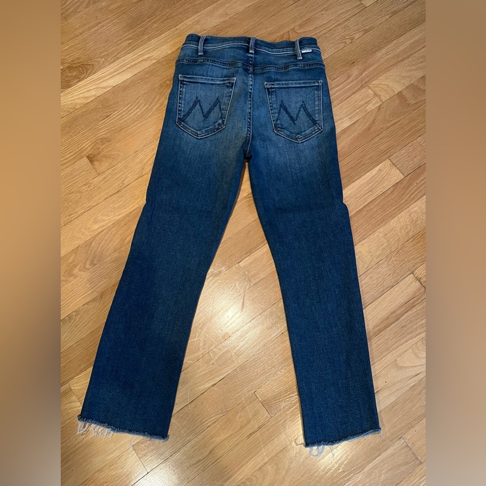 Mother The Hustler Ankle Fray Jean size 27